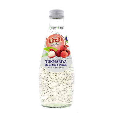 Litchi Basil Seed Drink